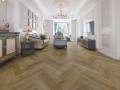 Pacific Vinyl Floors Herringbone Amber Oak 611202