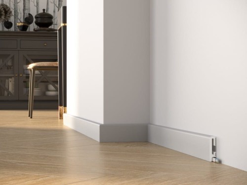 Listwa przypodłogowa DuroFit - Szara 60mm