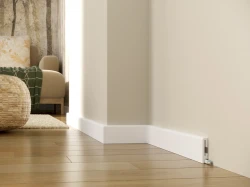 Listwa przypodłogowa DuroFit PF060, PF080, PF100 - Biała