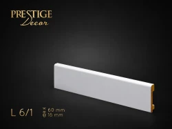 Listwa przypodłogowa MDF Biała 6cm Lakierowana