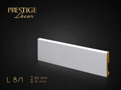 Listwa przypodłogowa MDF Biała 8cm Lakierowana