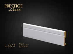 Listwa przypodłogowa MDF Biała 8cm Lakierowana
