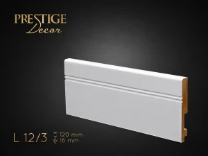 Listwa przypodłogowa MDF Biała 12cm Lakierowana