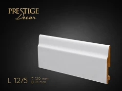 Listwa przypodłogowa MDF Biała 12cm Lakierowana