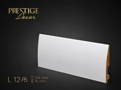 Listwa przypodłogowa MDF Biała 12cm Lakierowana
