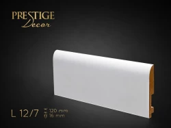 Listwa przypodłogowa MDF Biała 12cm Lakierowana