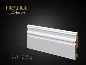 Listwa przypodłogowa MDF Biała 12cm Lakierowana