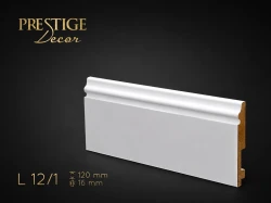 Listwa przypodłogowa MDF Biała 12cm Lakierowana
