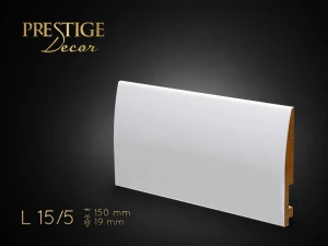 Listwa przypodłogowa MDF Biała 15cm Lakierowana