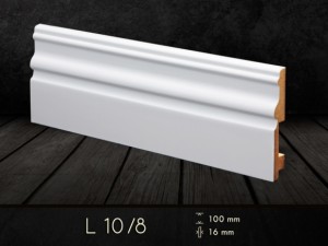 Listwa przypodłogowa MDF Biała 10cm